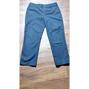 Banana Republic Women's Pant Sz 10 Martin Fit Black Straight Leg
